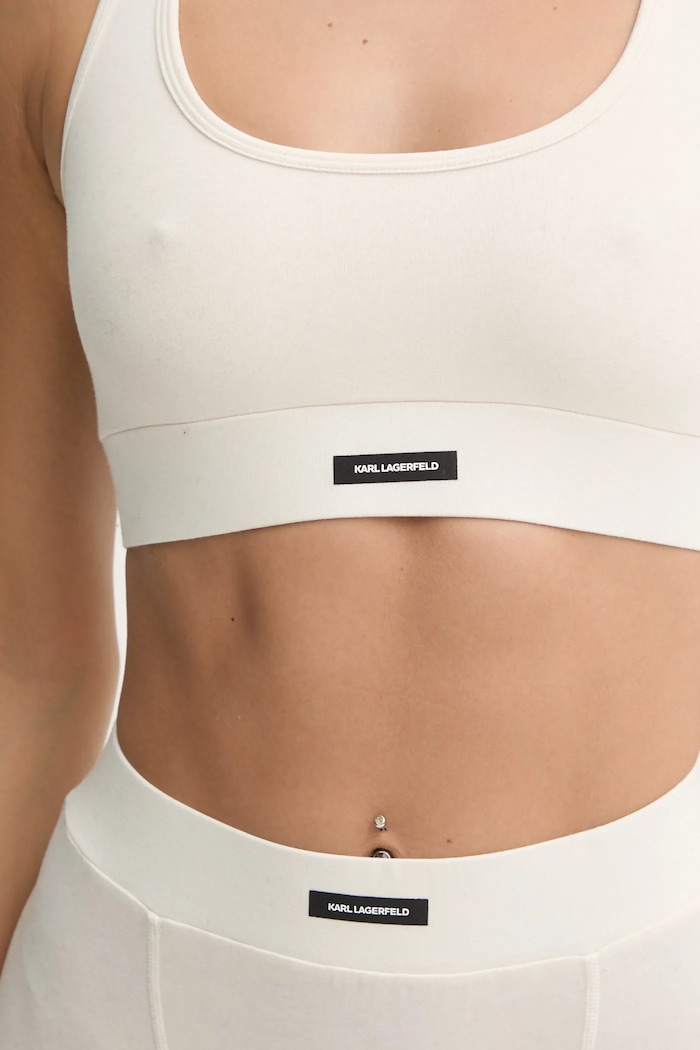 Karl Lagerfeld komplet bawełniany A1W47060 beżowy