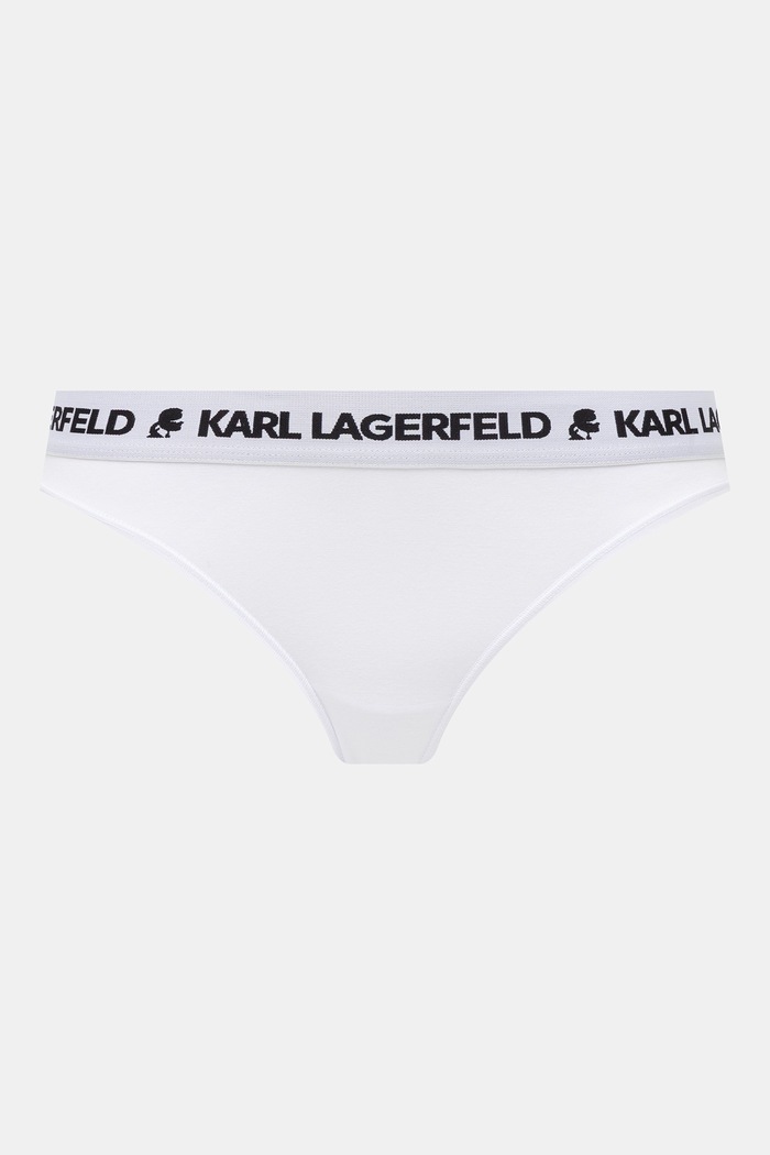 Tangá Karl Lagerfeld 3-pak LOGO THONG A1W47149 biela AW25