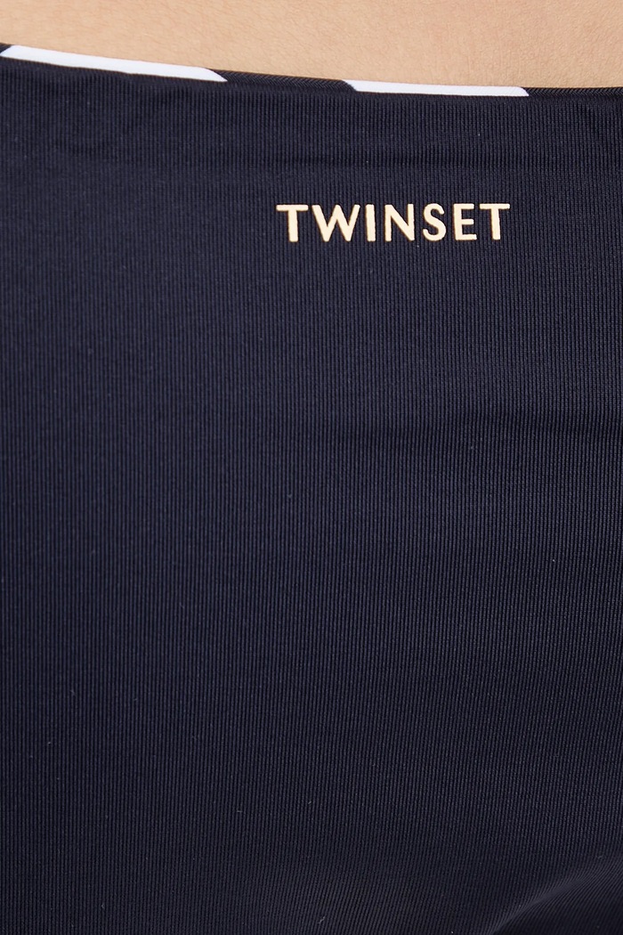 Oboustranné plavkové kalhotky Twinset 251LMMX89 námořnická modř