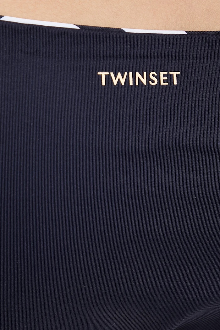Oboustranné plavkové kalhotky Twinset 251LMMX89 námořnická modř