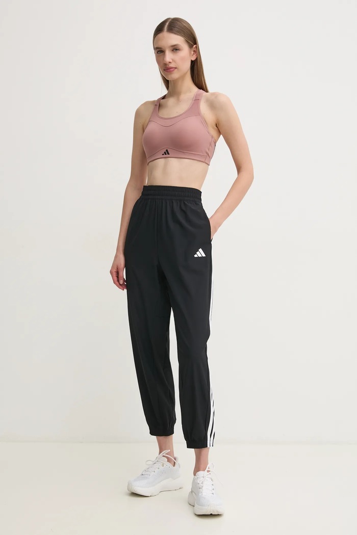 Αθλητικό σουτιέν adidas Performance TLRD Impact JI8039 ροζ SS25