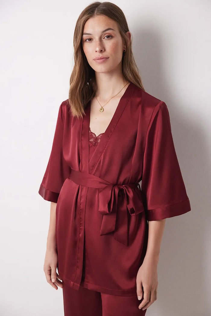 Îmbrăcăminte women'secret pijama SENSE LIMITED EDITION 2548219 burgundia