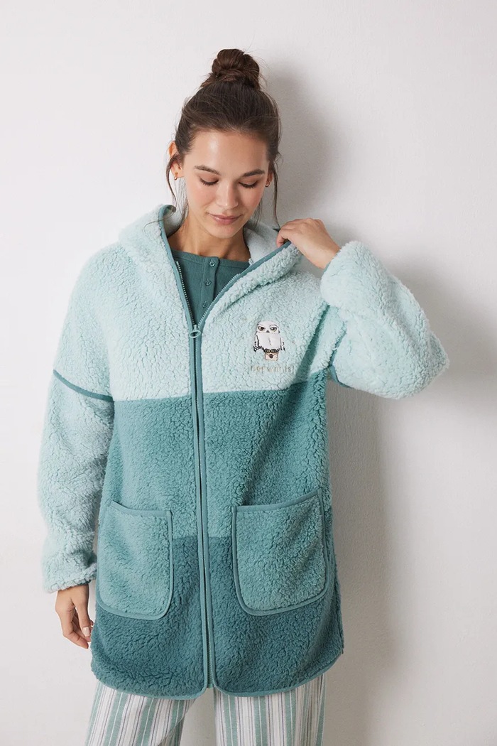 Kućni ogrtač women'secret HARRY POTTER pletivo zelena 4418929