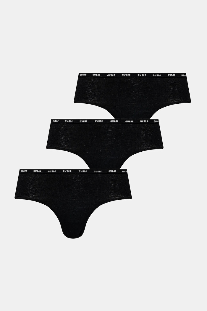 Kalhotky Guess 3-pack kalhotky černá O5RG12.K6YW1