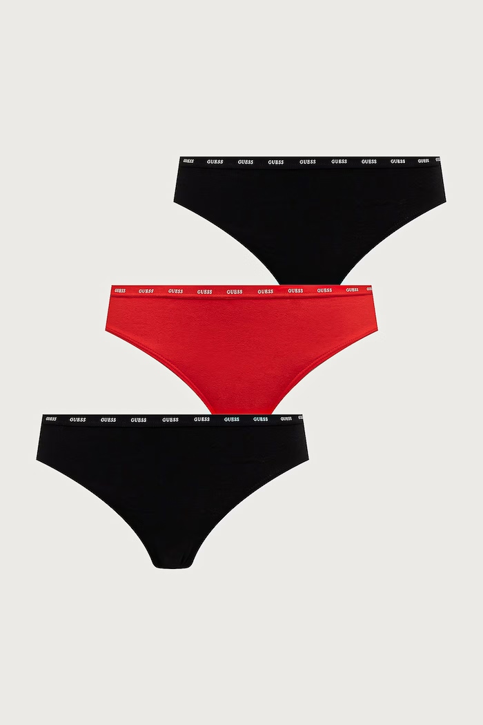 Guess Donje rublje za žene od pamuka s elastanom 3-pack šarena O5RG12.K6YW1