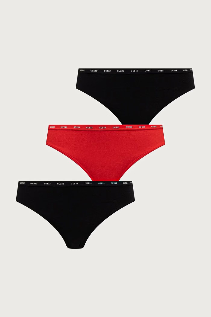 Guess Brazilke za žene od pamuka s elastanom 3-pack šarena O5RG11.K6YW1