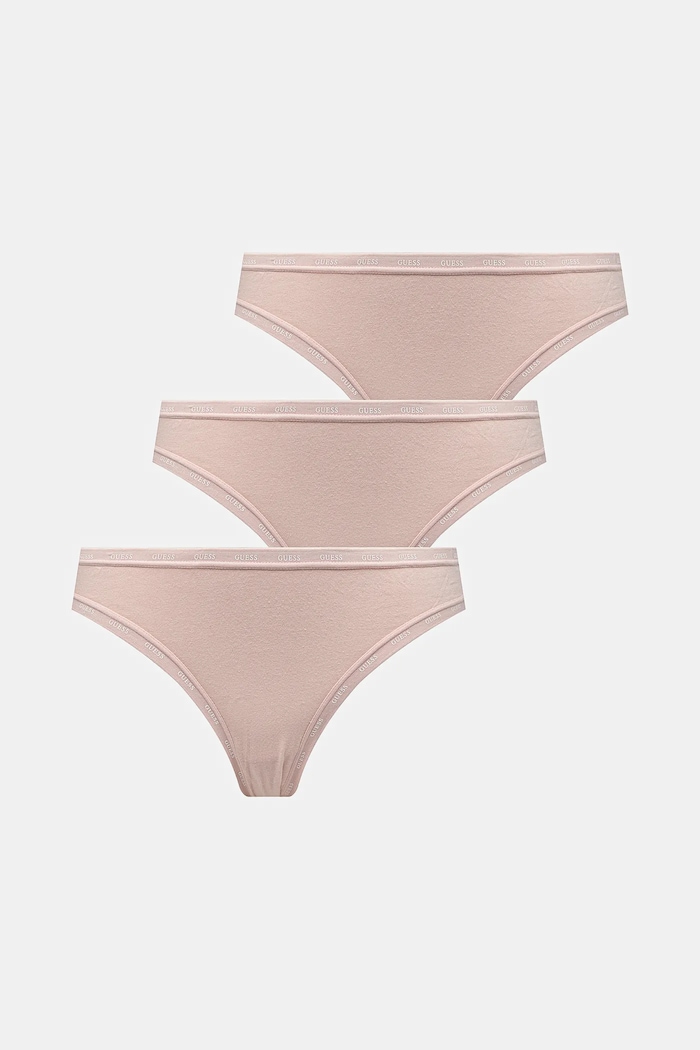 Tanga Guess 3-pack potisk růžová O5RG13.K6YW1