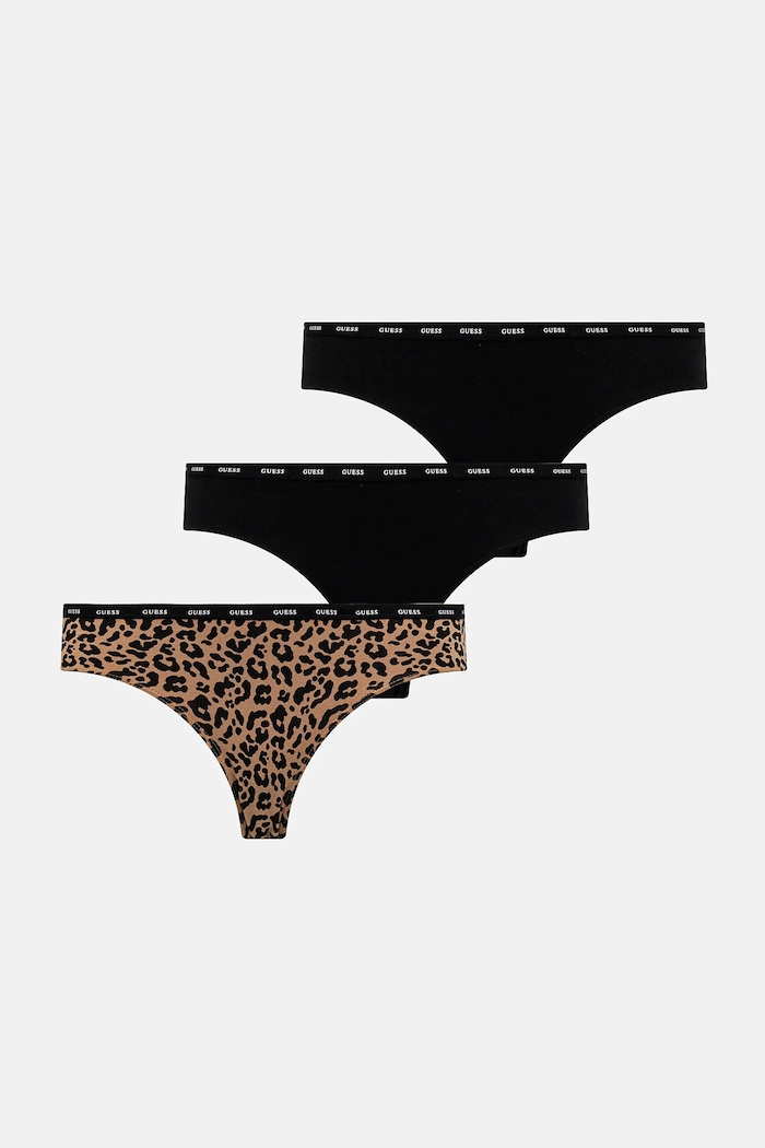 Бикини Guess (3 броя) изчистен черен O5RG15.K6YW1