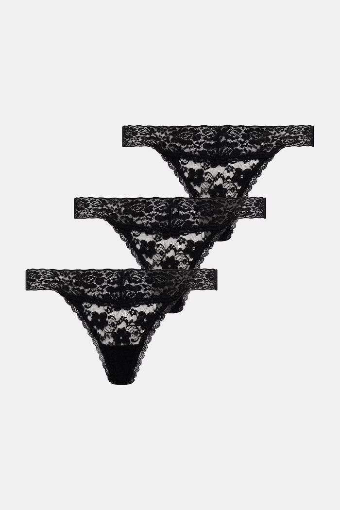 Guess tanga 3-pack negru O5RG18.KC5L0