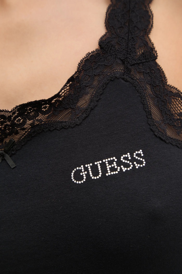 Top a kalhotky Guess MIA O5RG04.KBBU1 černá