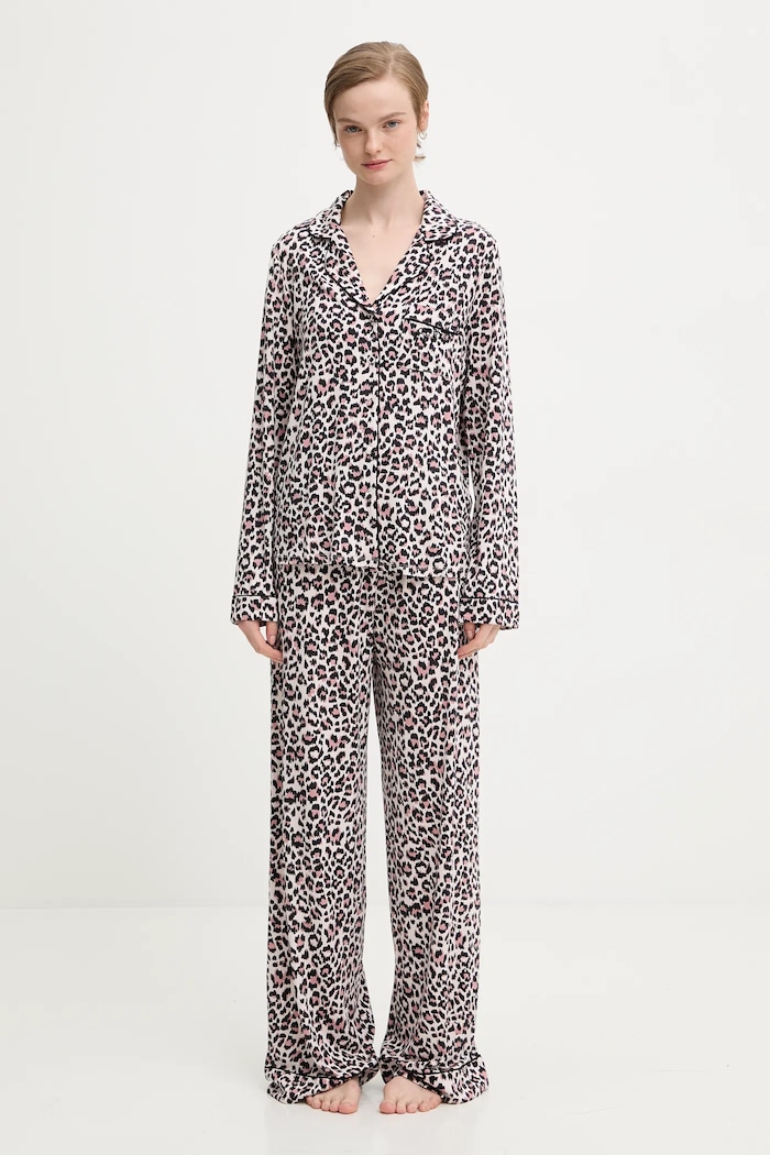 Guess pijama SASHA negru O5RX08.KCIN2