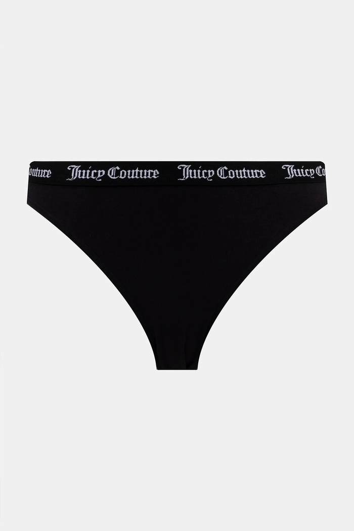 Juicy Couture κιλότα γυναικεία βαμβακερά με ελαστάν DIDDY BRIEF PK 3-pack ροζ JCLBR224572