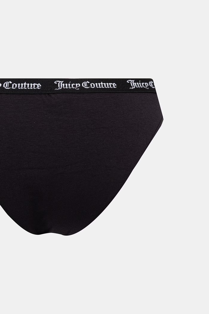 Juicy Couture κιλότα γυναικεία βαμβακερά με ελαστάν DIDDY BRIEF PK 3-pack JCLBR224572 ροζ