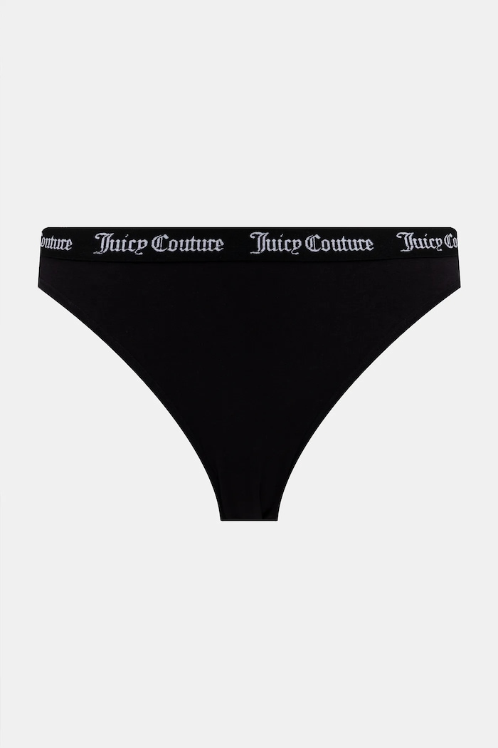 Ρούχα Juicy Couture κιλότα γυναικεία βαμβακερά με ελαστάν DIDDY BRIEF PK 3-pack JCLBR224572 γκρί