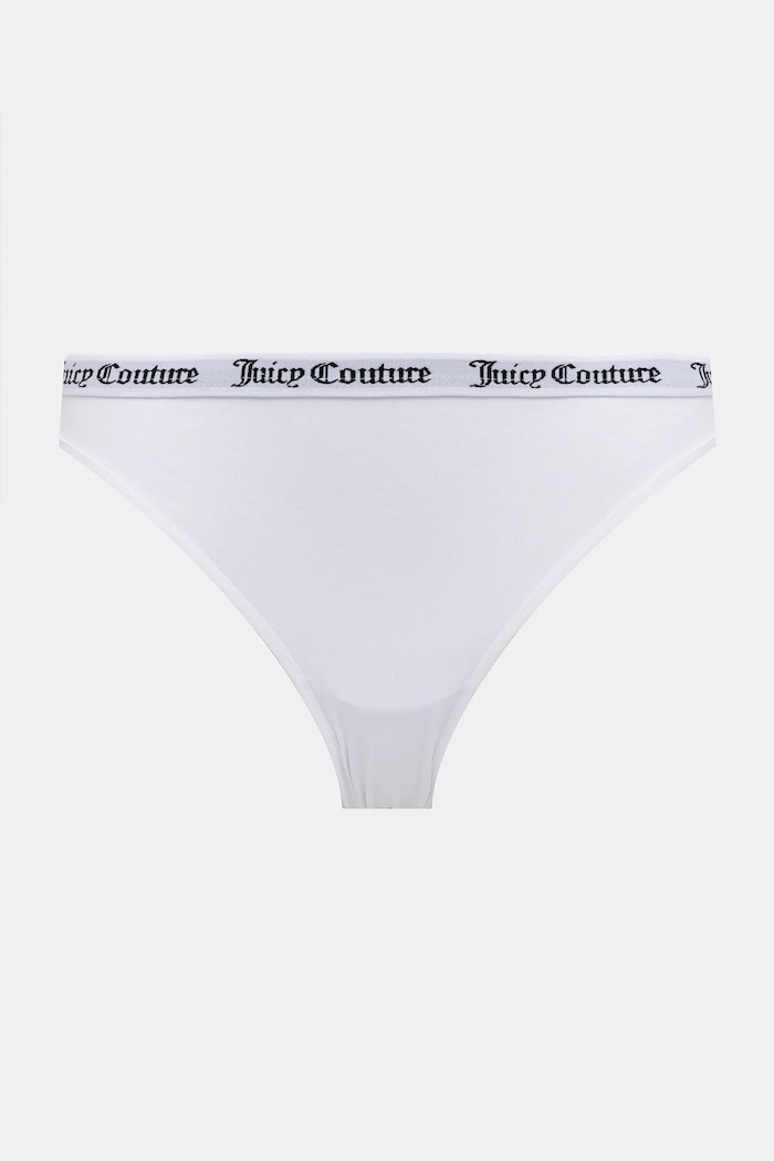 Juicy Couture κιλότα γυναικεία βαμβακερά με ελαστάν DIDDY BRIEF PK 3-pack γκρί JCLBR224572
