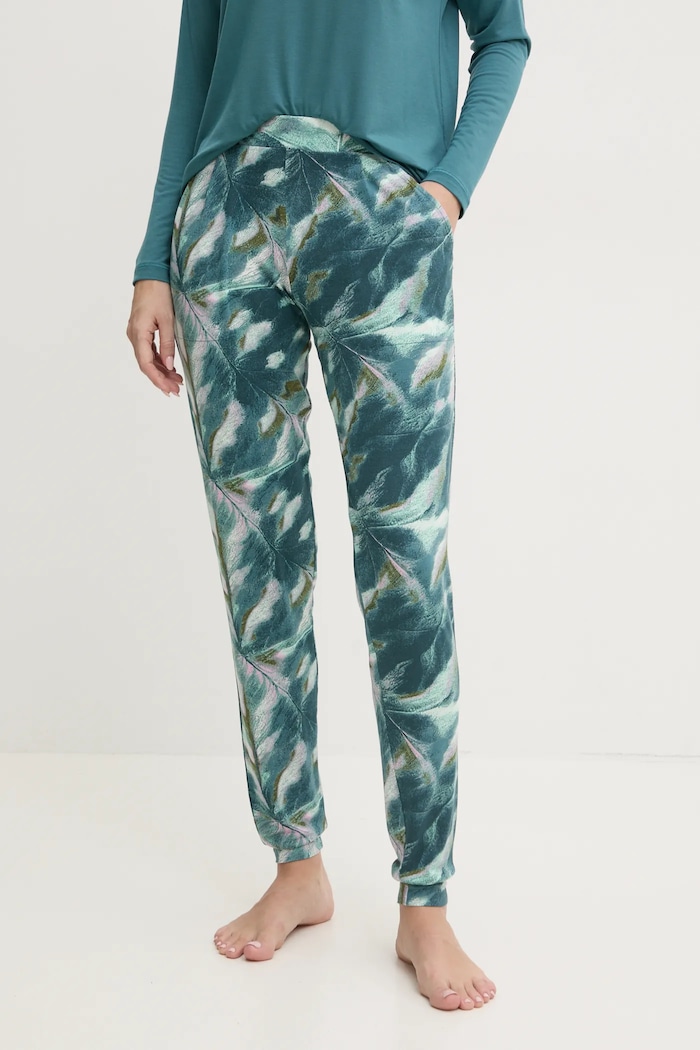Homewear hlače Chantelle Planet friendly tirkizna FN7660