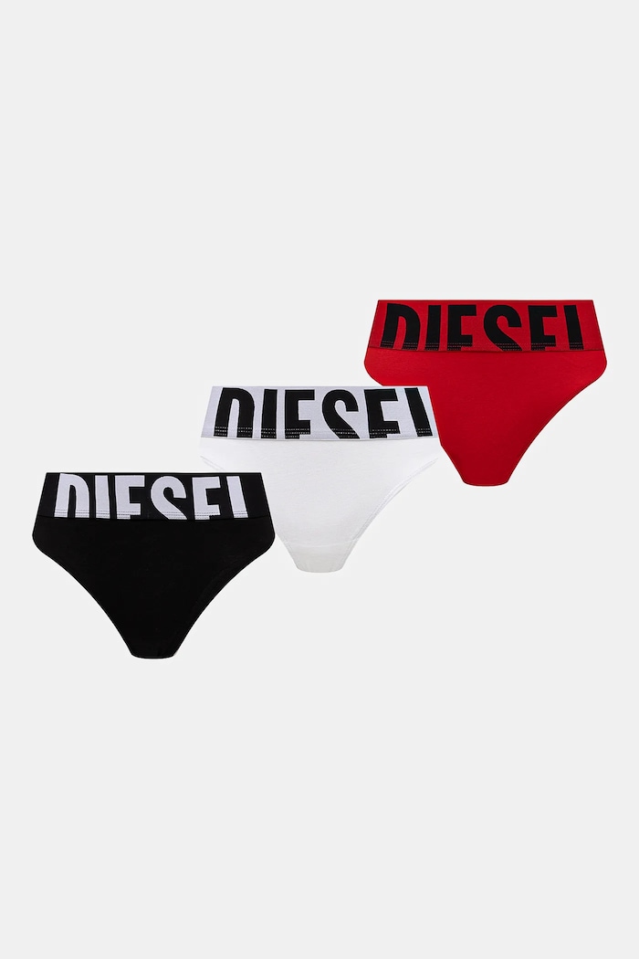 Diesel figi LOLA-D-POP-3PACK UNDERPANTS 2-pack dzianina czarny A17772.0HMAU