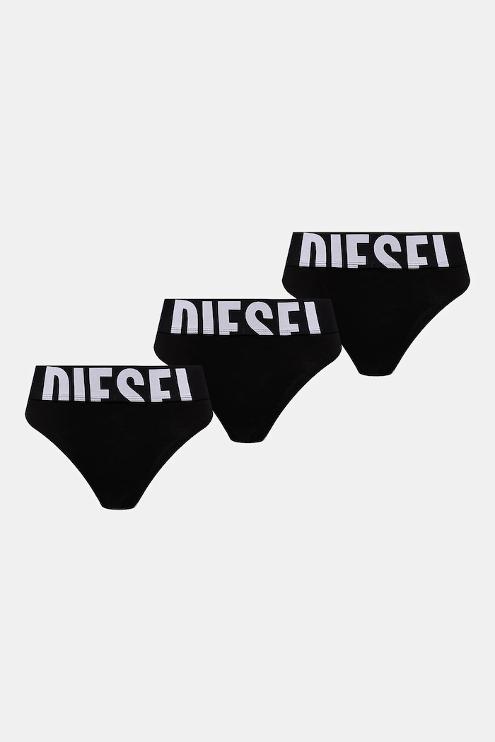 Diesel figi LOLA-D-POP-3PACK UNDERPANTS 2-pack dzianina czarny A17772.0HMAU