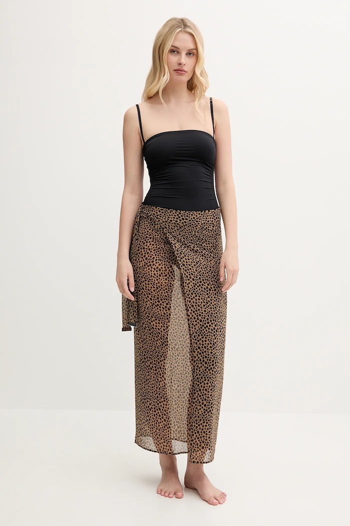 Pareo MICHAEL Michael Kors MM54772 hnedá SS25
