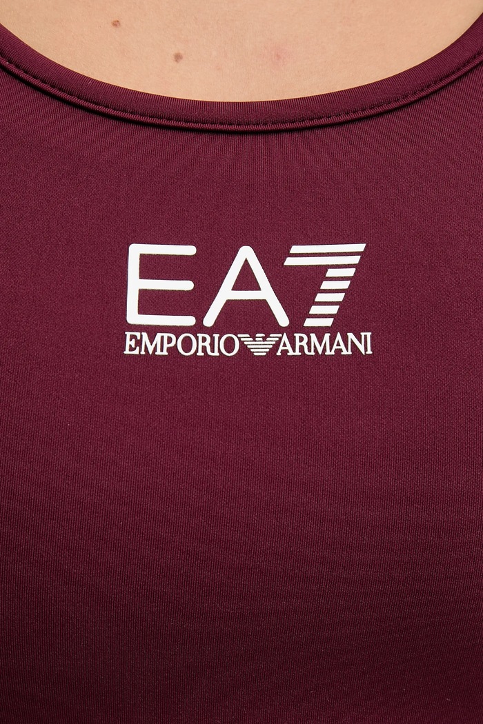 Športová podprsenka EA7 Emporio Armani AF12625.7W000231 burgundské