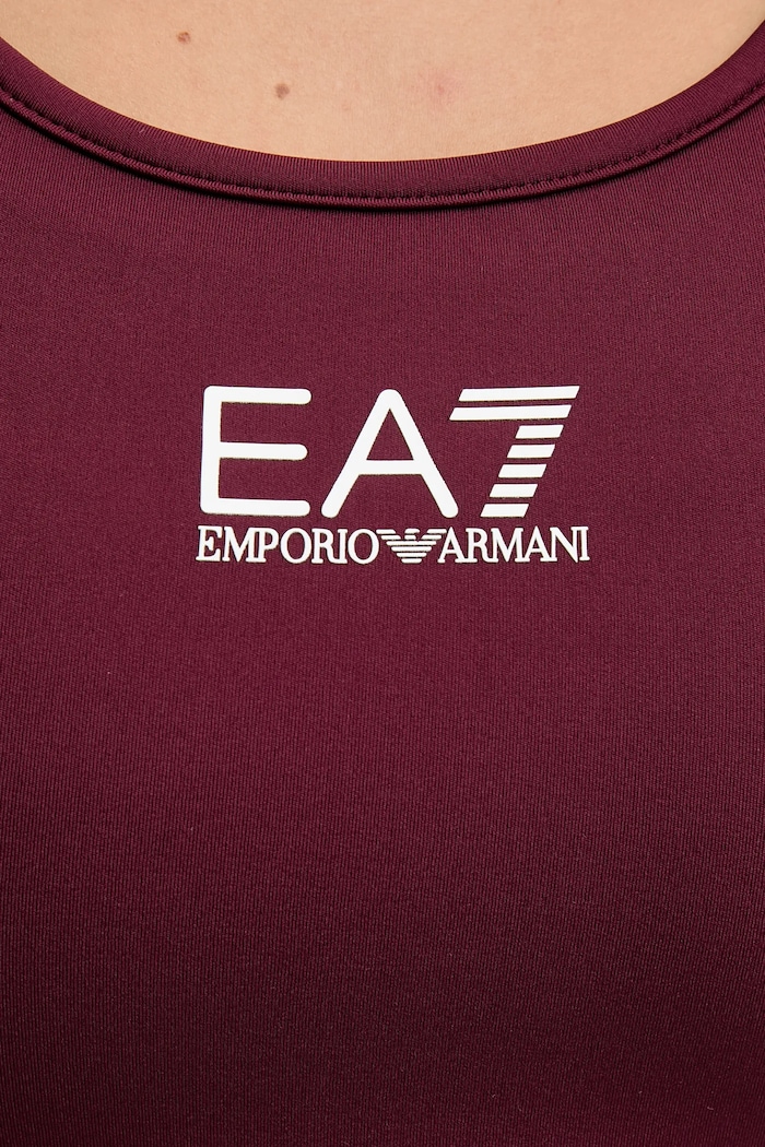 Športová podprsenka EA7 Emporio Armani AF12625.7W000231 burgundské