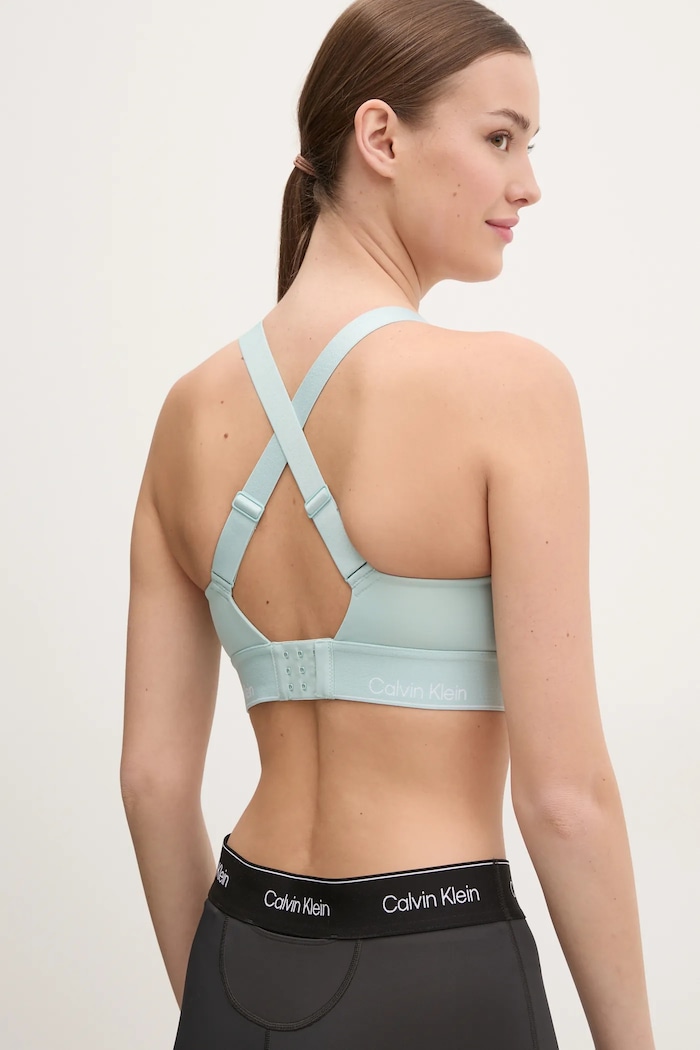 Îmbrăcăminte Calvin Klein Performance sutien sport LVGWS5K137 turcoaz