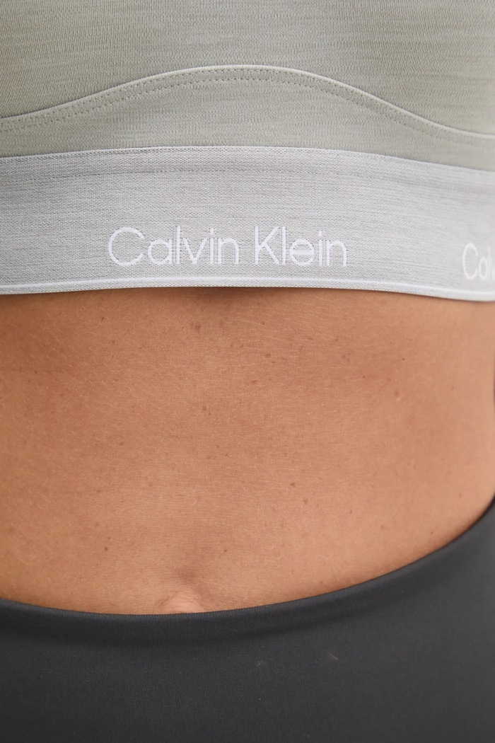 Calvin Klein Performance sportovní podprsenka LVGWS5K137 šedá