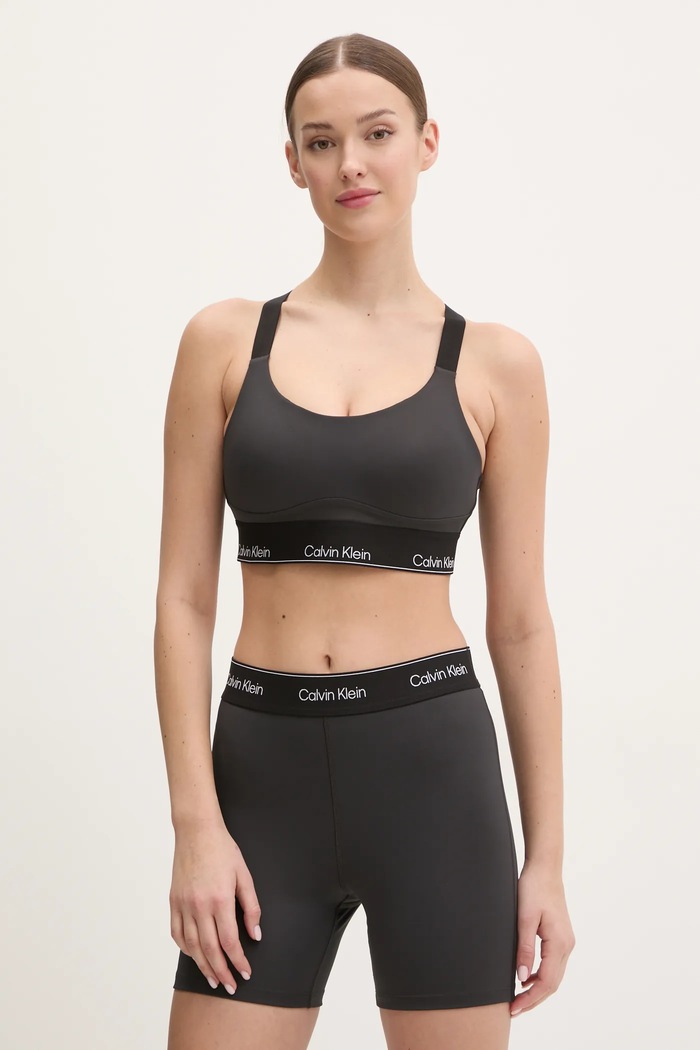 Športová podprsenka Calvin Klein Performance čierna LVGWS5K137