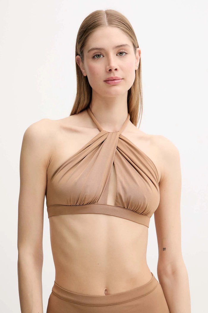 Plavková podprsenka Max Mara Beachwear vrchný béžová 2516821229600