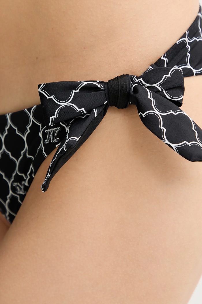 Chiloți de baie cu două fețe Max Mara Beachwear 2516821319600 negru