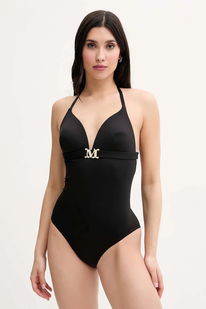 Max Mara Beachwear costume da bagno intero wireless nero 2516831039600