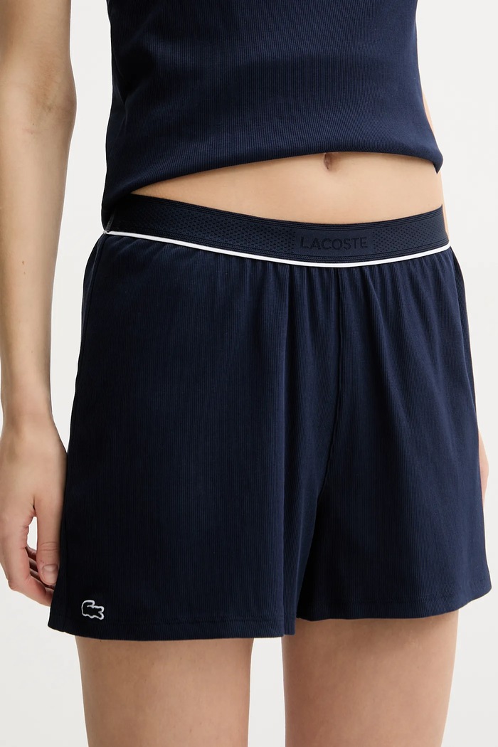 Lacoste δύο τεμαχίων γυναικεία βαμβακερή με ελαστάν σκούρο μπλε 4F8400