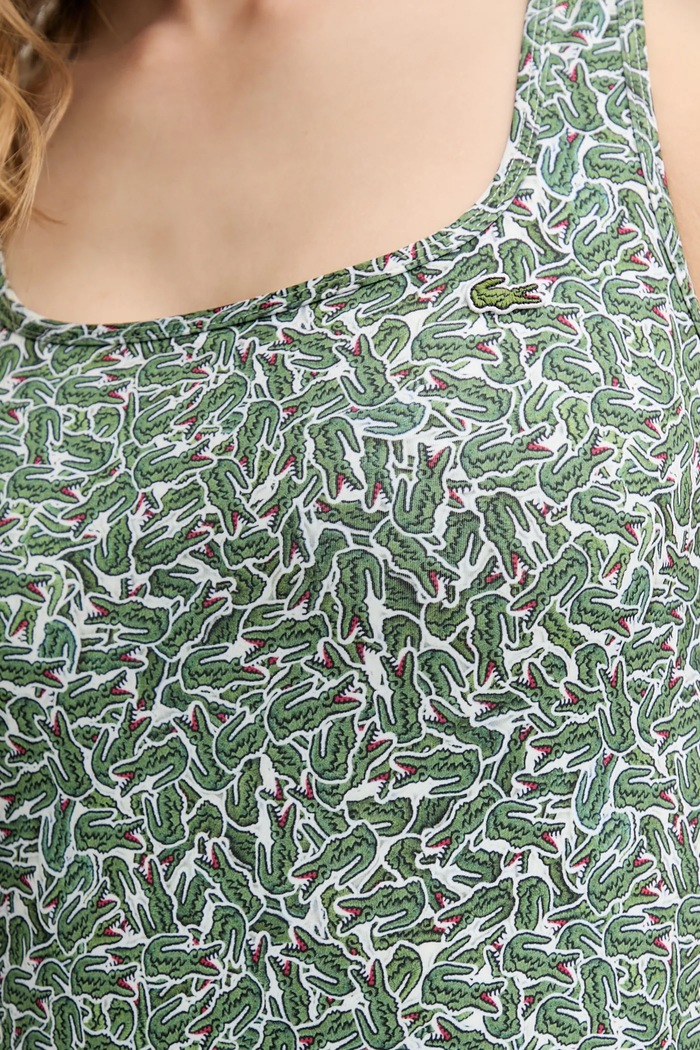 Jednodílné plavky Lacoste zelená MF9608