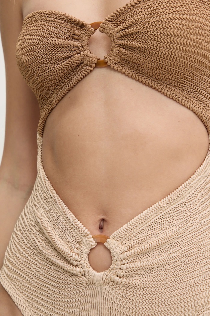 Jednodielne plavky PARAMIDONNA béžová SS24RCS