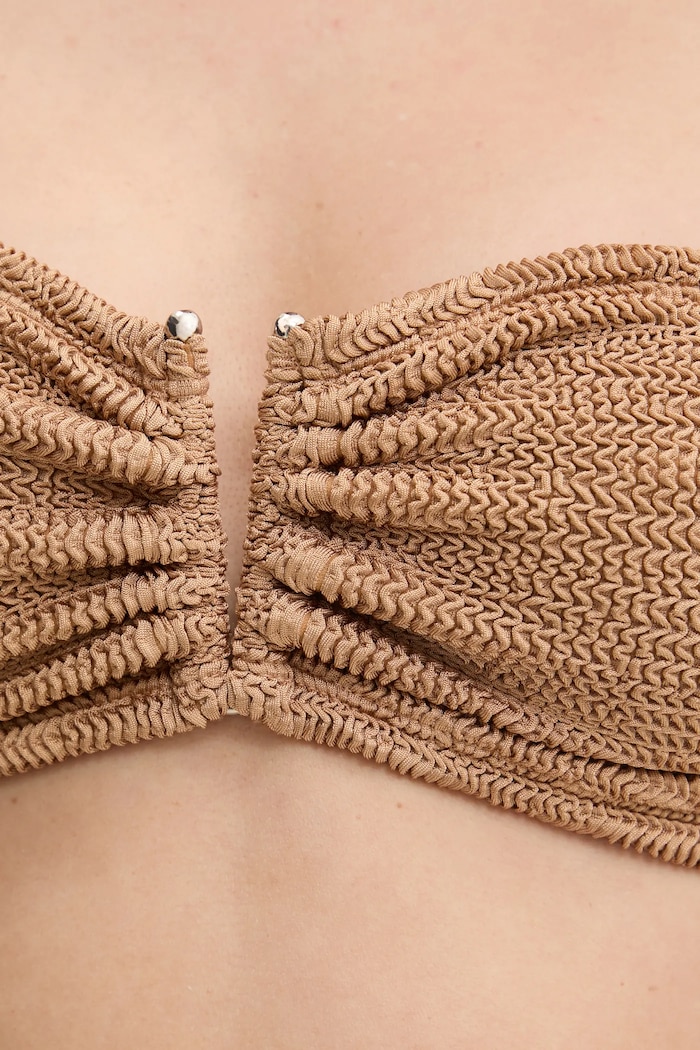 PARAMIDONNA dwuczęściowy strój kąpielowy SS24FRCM brązowy