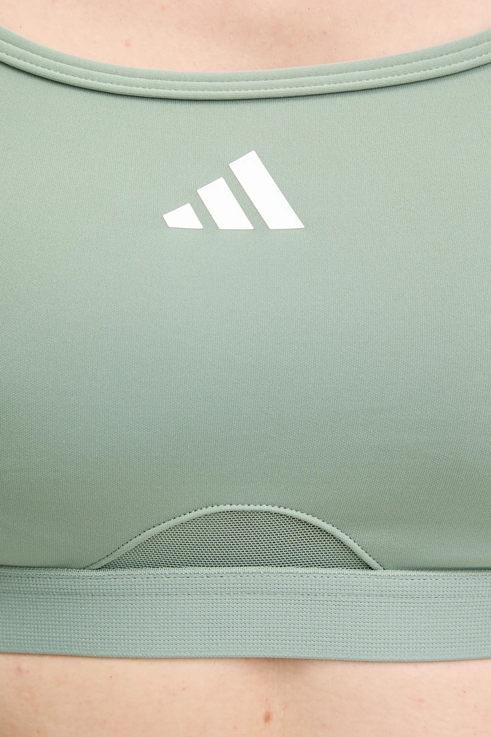 Sportovní podprsenka adidas Performance Aeroreact JJ0870 zelená
