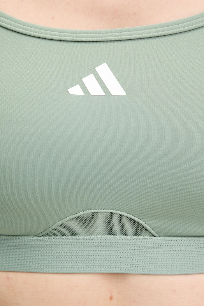Sportovní podprsenka adidas Performance Aeroreact JJ0870 zelená