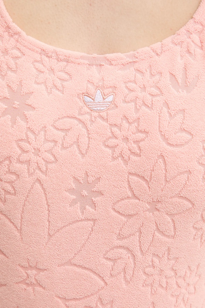 adidas Originals costum de baie dintr-o bucată Essentials JG1043 portocaliu