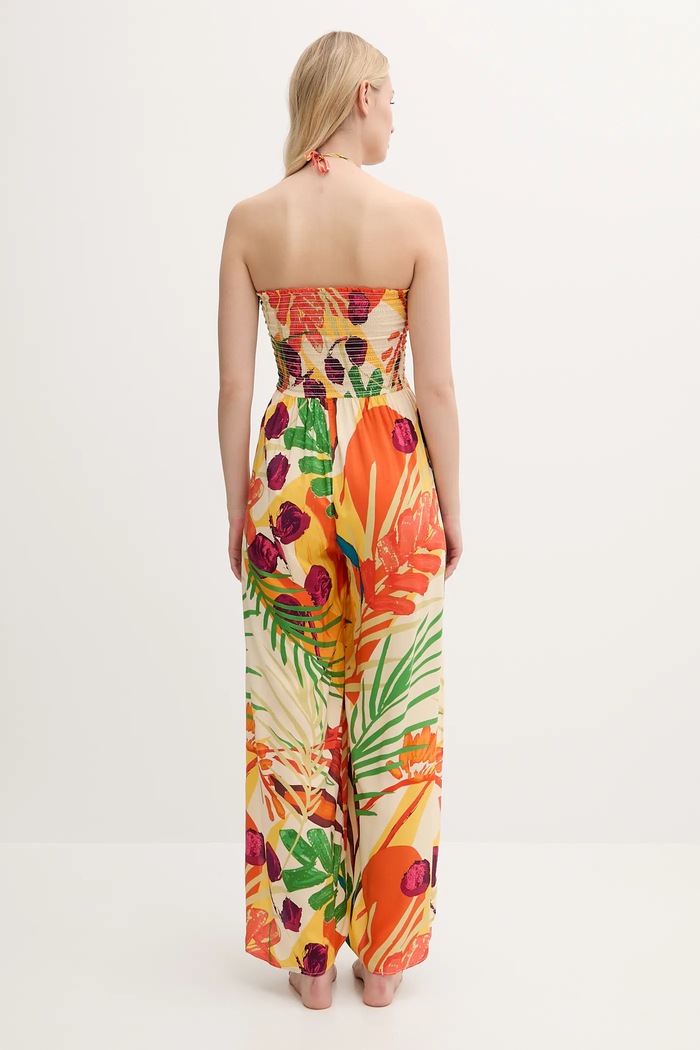 Ruházat Desigual strand overál BAHAMAS JAMPSUIT 25SWMW03 bézs