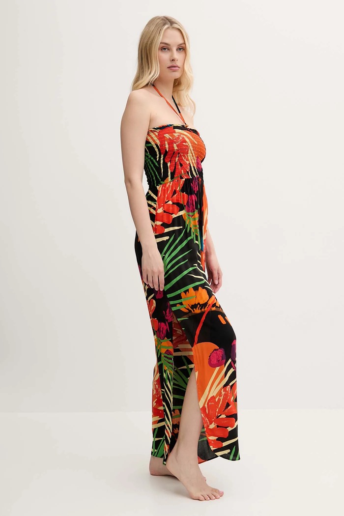 Desigual strand overál BAHAMAS JAMPSUIT 25SWMW03 fekete SS25