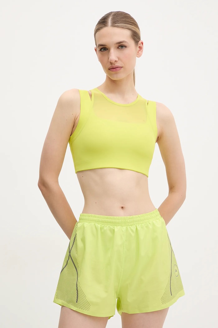 Sportovní podprsenka The North Face Refina jemně vyztužené žlutá NF0A891KJE31