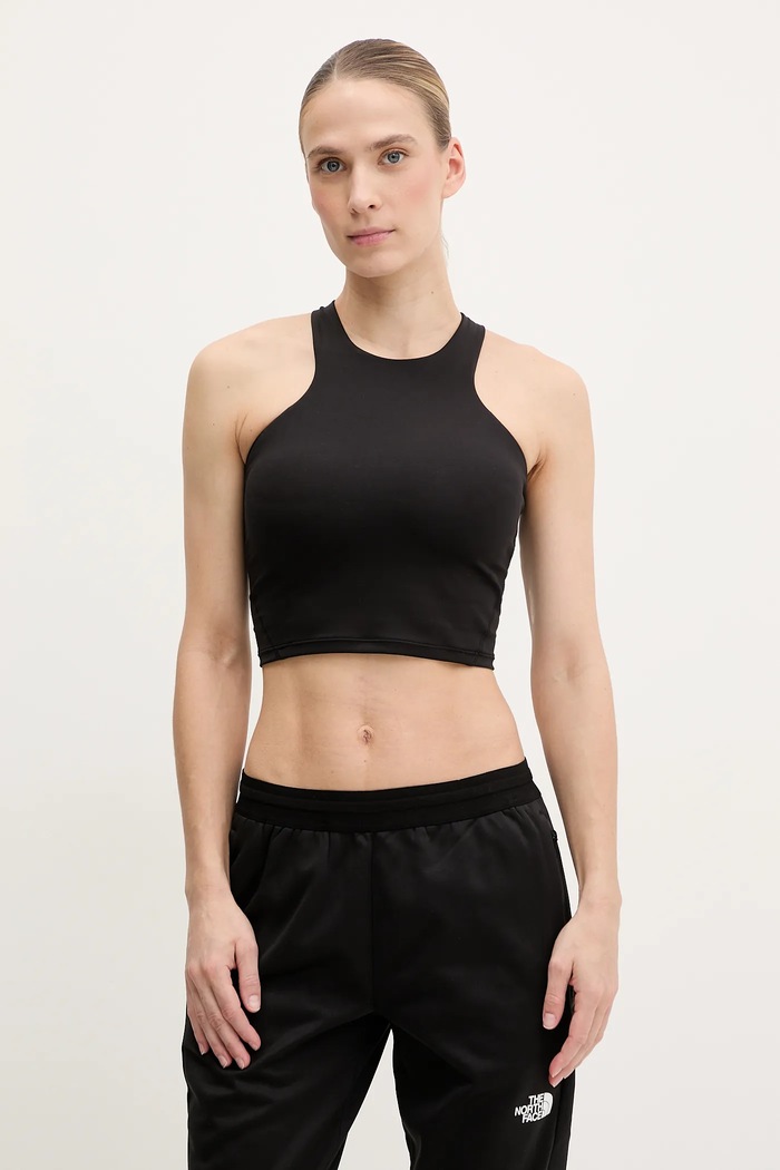 Sportovní podprsenka The North Face Refina jemně vyztužené černá NF0A896AJK31