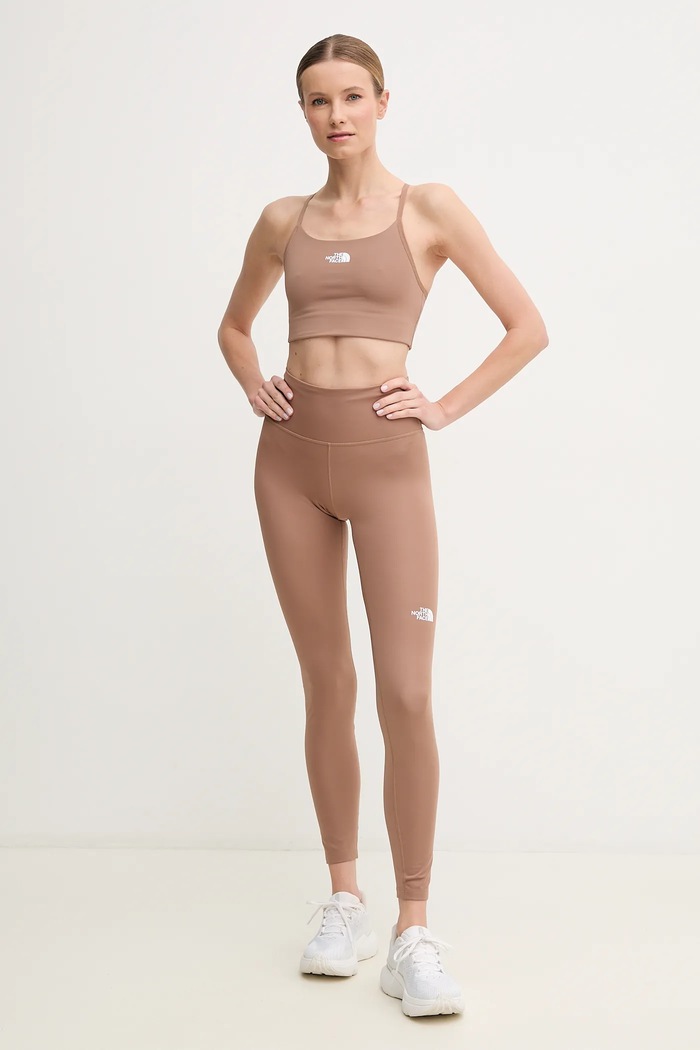 Športni modrček The North Face Flex NF0A8BRU6IH1 rjava SS25