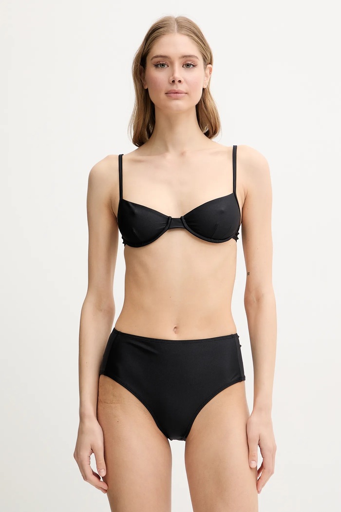 Kupaći grudnjak Filippa K 31185.FK crna SS25