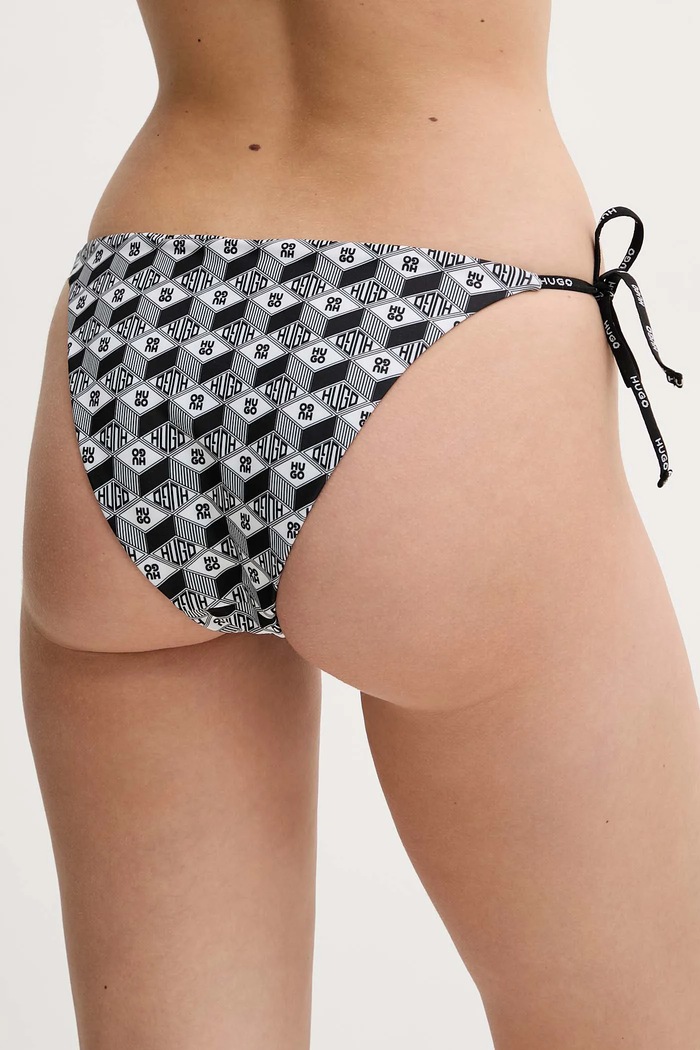 Купальні труси HUGO PURE_SIDE TIE 50540662 чорний AW25