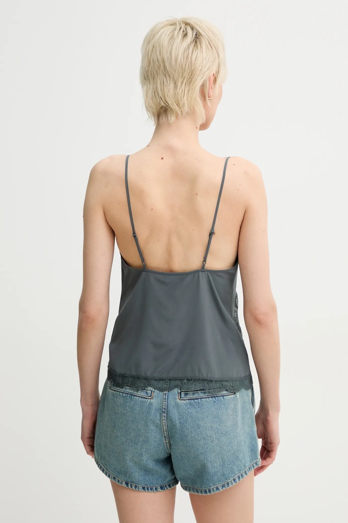Ρούχα Μεταξωτή μπλούζα ZADIG&VOLTAIRE WWCR01258.310 γκρί