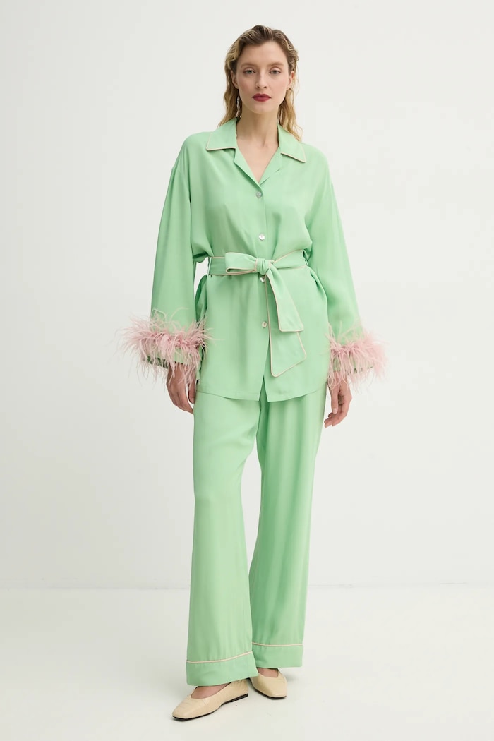 The Sleeper pigiama applique verde MCSP03P008F