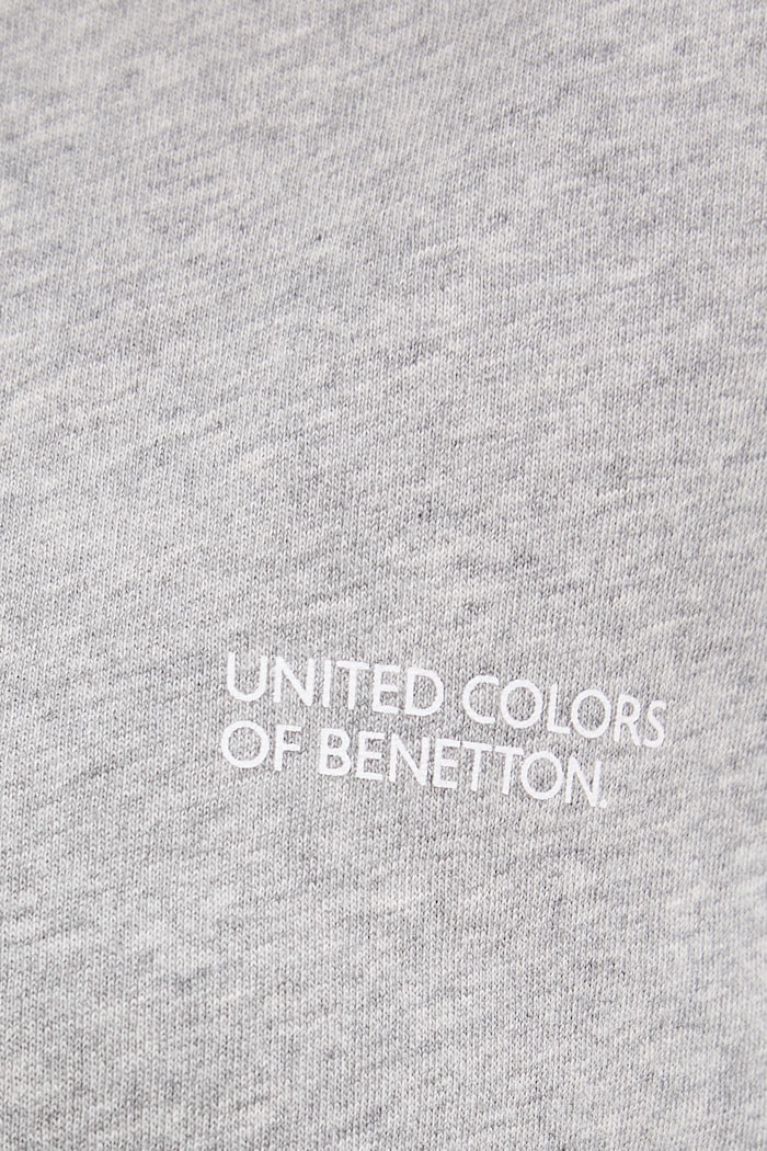 Piżama dwuczęściowa damska bawełniana United Colors of Benetton szary 35VB3P03P