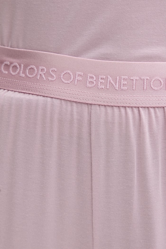 United Colors of Benetton donji dio pidžame za žene s modalom ljubičasta 36MX3F047