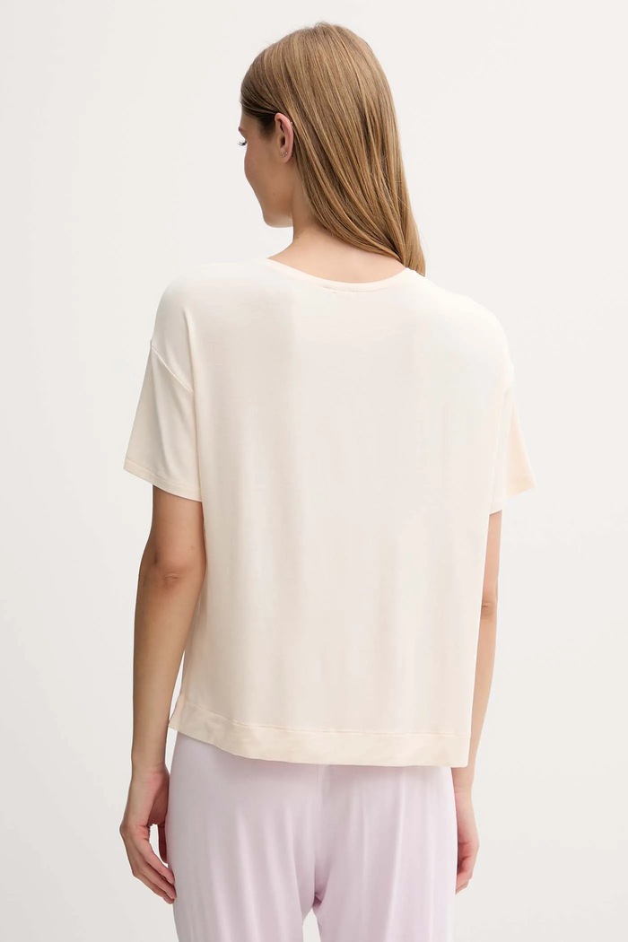 Odzież United Colors of Benetton t-shirt piżamowy 36MX3M07A beżowy